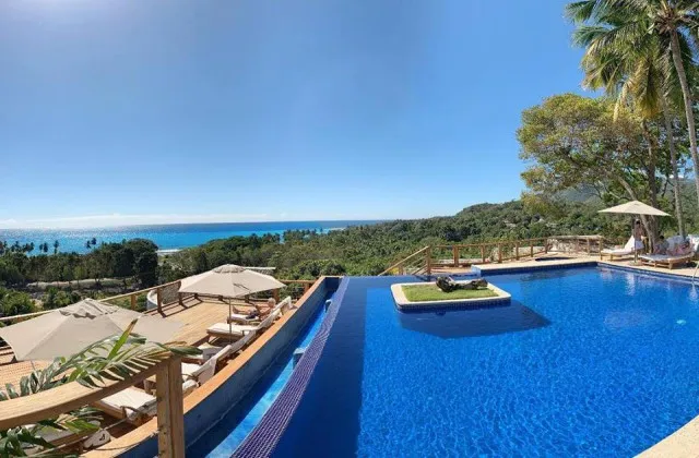 Casa Bonita Tropical Lodge Barahona pool view mer